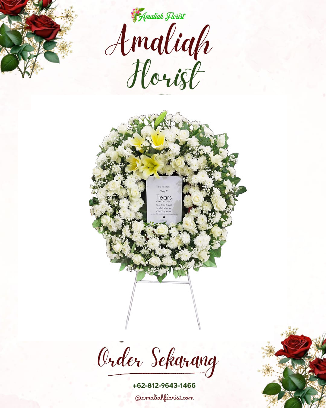 Krans Bunga Duka Cangkuang